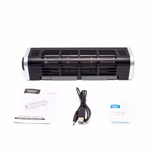 Olmaster Notebook High Air Volume Radiator USB Fan Bracket, Style:Round CF-1691