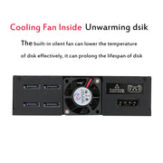OImaster MR-6401 Four-Bay Chassis Built-In Optical Drive Hard Disk Box