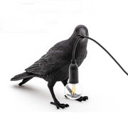 E12 LED Lucky Bird Wall Lamp Table Lamp For Bedroom, Style:Standing Table Lamp, Plug:US Plug(Black)