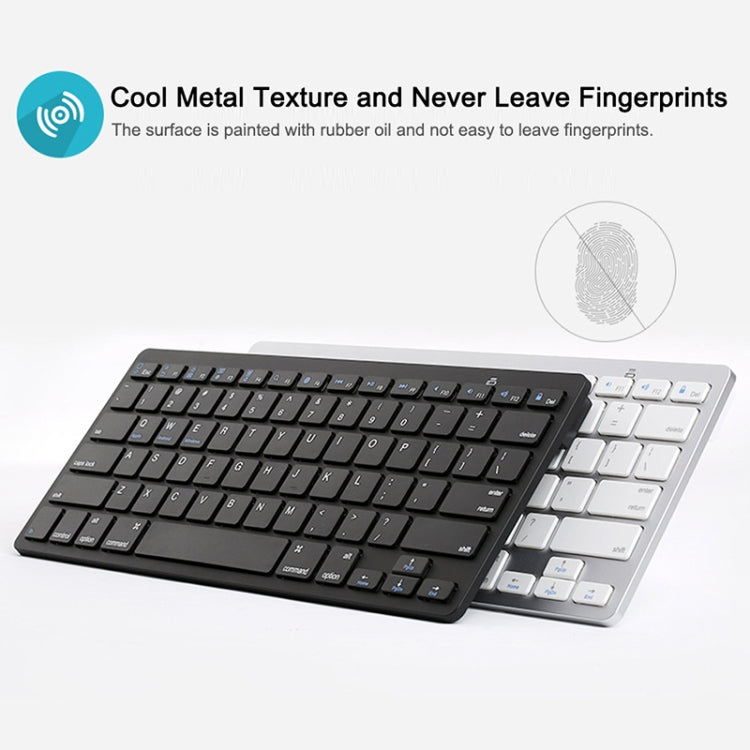 X5 Ultra-thin Mini Wireless Bluetooth Keyboard, Support Win / Android / IOS System(Black)