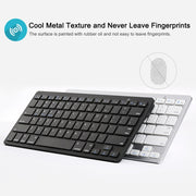 X5 Ultra-thin Mini Wireless Bluetooth Keyboard, Support Win / Android / IOS System(Black)