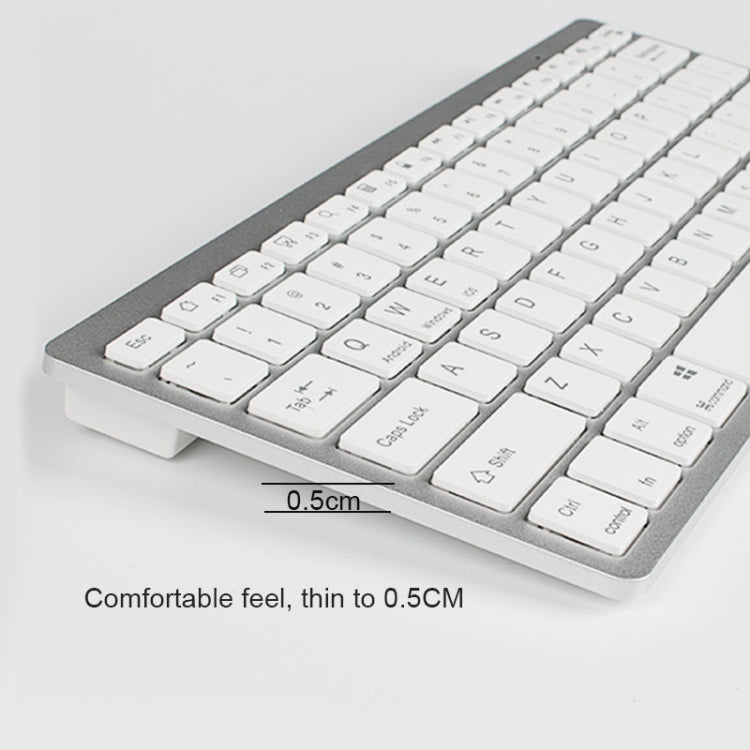 X5 Ultra-thin Mini Wireless Bluetooth Keyboard, Support Win / Android / IOS System(Black)