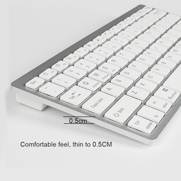 X5 Ultra-thin Mini Wireless Bluetooth Keyboard, Support Win / Android / IOS System(Black)