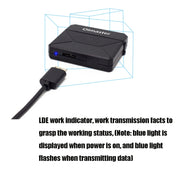 Olmaster External Notebook Hard Drive Adapter Cable Easy Drive Cable USB3.0 to SATA Converter, Style:Hard Disk + Type-C Adapter, Size:2.5 Inch