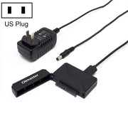 Olmaster External Notebook Hard Drive Adapter Cable Easy Drive Cable USB3.0 to SATA Converter, Style:Hard Disk Dedicated, Size:3.5 Inch (US Plug)