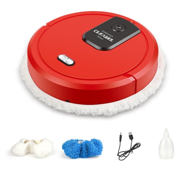 KeLeDi Household Multifunctional Mopping Robot Intelligent Humidifier Automatic Atomizing Aroma Diffuser(Red)