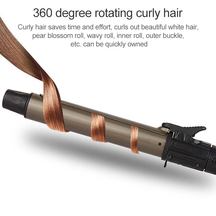 Nano Titanium Hair Curler with LED Digital Temperature Display, Size: 32mm, US Plug
