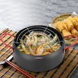 Tempura Hot Pot Household Fryer Pot Non-Stick Pan With Filter Holder, Specification:20cm without Clip - free shipping - PMC TechLife - Order now!