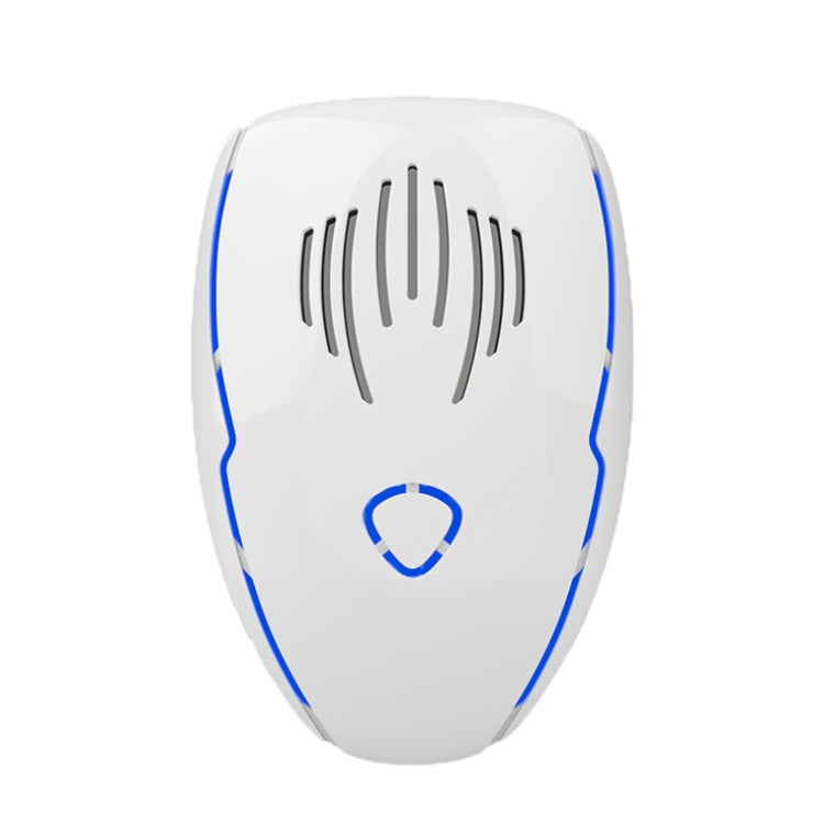 DC-9015 Household Energy-saving Multi-function Variable Frequency Ultrasonic Electronic Mouse and Mosquito Repellent, Style:UK Plug(White)