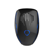 DC-9015 Household Energy-saving Multi-function Variable Frequency Ultrasonic Electronic Mouse and Mosquito Repellent, Style:UK Plug(Black)