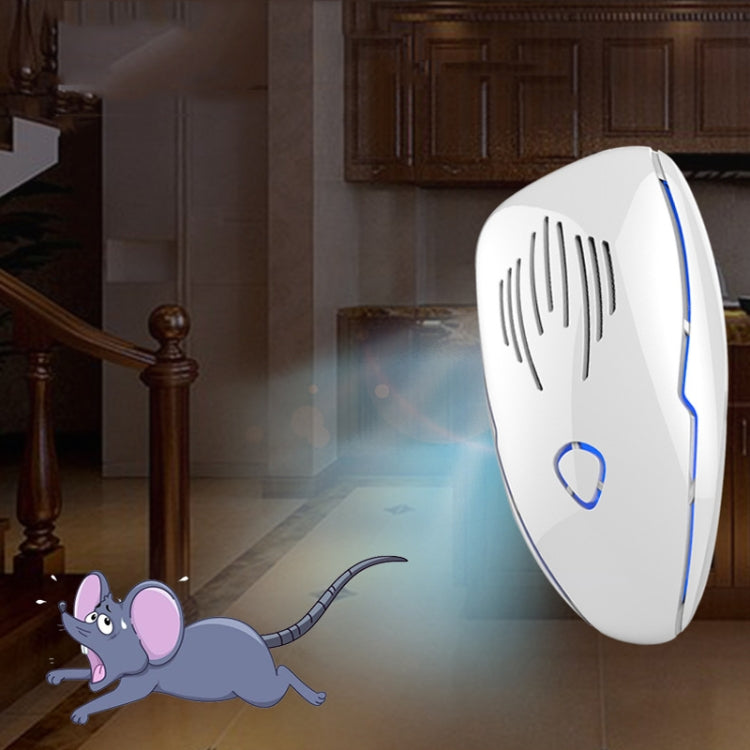 DC-9015 Household Energy-saving Multi-function Variable Frequency Ultrasonic Electronic Mouse and Mosquito Repellent, Style:US Plug(Black)