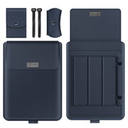 A2 4 in 1 Computer Bracket Liner Bag Storage Bag, Size:13/14 inch(Dark Blue)