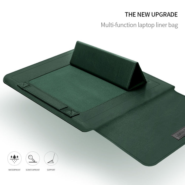 A2 4 in 1 Computer Bracket Liner Bag Storage Bag, Size:13/14 inch(Dark Blue)