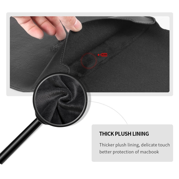 A2 4 in 1 Computer Bracket Liner Bag Storage Bag, Size:15 inch(Black)