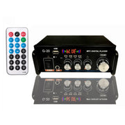 G20 Smart Digital Power Amplifier Built-In Bluetooth / USB / SD / FM Power Amplifier, EU Plug