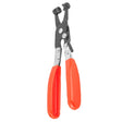 Straight Throat Tube Bundle Clamp Auto Repair Water Pipe Clamp Pliers(Plastic Handle Blister Card) - Hand Tool Sets by PMC TechLife | Online Shopping South Africa | PMC TechLife | Buy Now Pay Later Mobicred