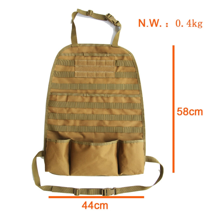Car Seat Back Storage Hanging Bag(Sand Color)