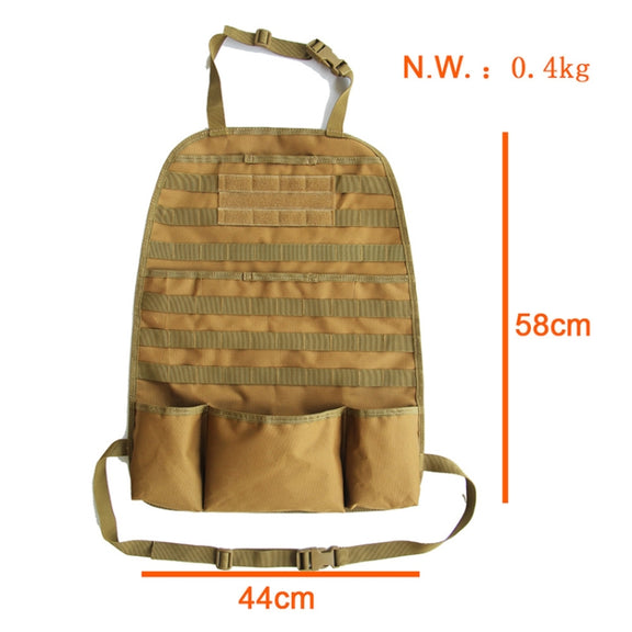 Car Seat Back Storage Hanging Bag(Sand Color)