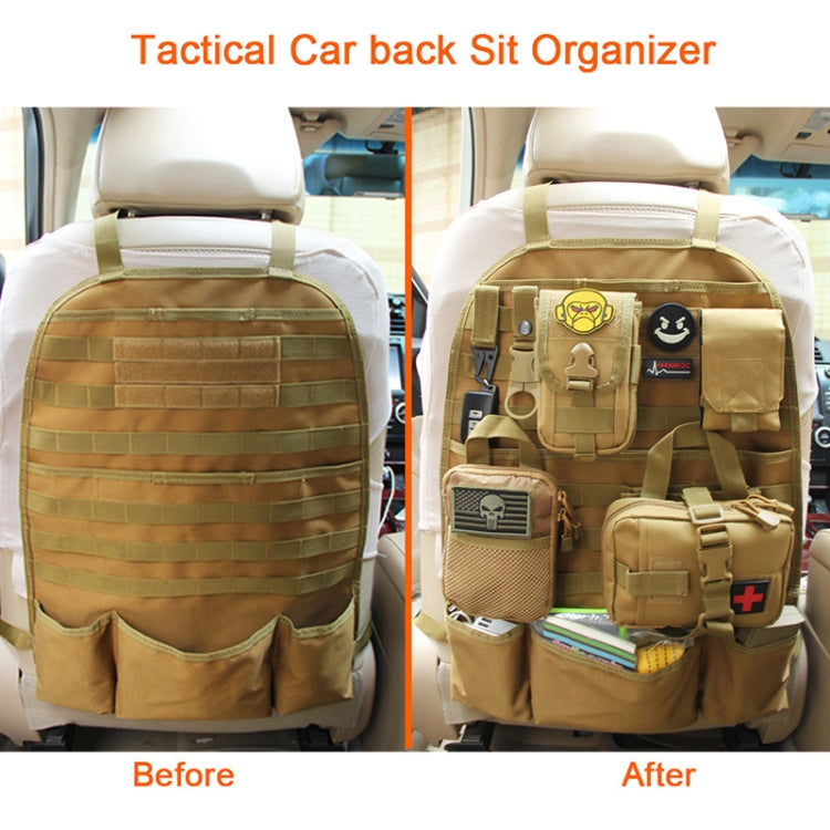 Car Seat Back Storage Hanging Bag(Sand Color)