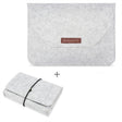 Portable Air Permeable Felt Sleeve Bag for MacBook Laptop, with Power Storage Bag, Size:15 inch(Grey) - Protective Bags by PMC Jewellery | Online Shopping South Africa | PMC Jewellery | Buy Now Pay Later Mobicred