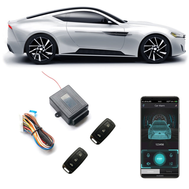 3pcs /Set Car Key-Free Access To The Central Control Lock Mobile Phone APP Control Open And Close The Car Door, Specification: T242