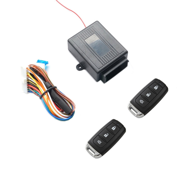 3pcs /Set Car Keyless Entry Remote Control Central Lock Universal Water-resistant Three-Button Shell With Positive And Negative Tail Box