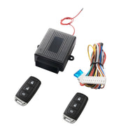 3pcs /Set Car Keyless Entry Remote Control Central Lock Universal Water-resistant Three-Button Shell With Positive And Negative Tail Box