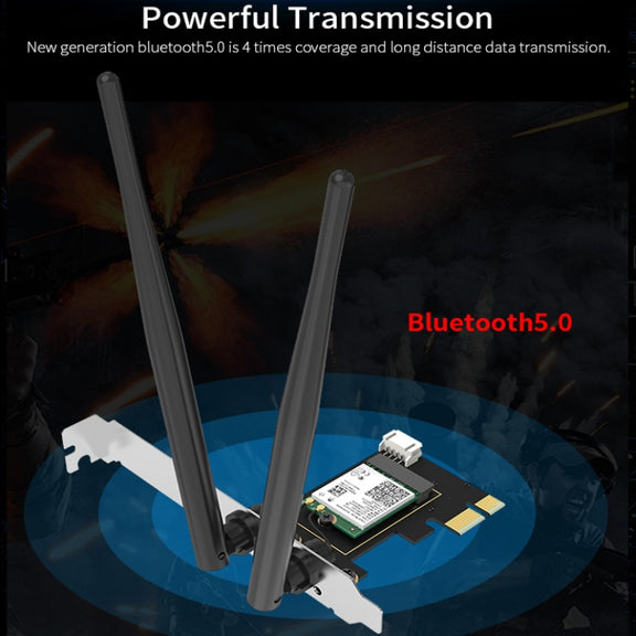 CF-AX200 SE 3000Mbps PCI-E Dual Band Frequency Bluetooth Wireless Network Card