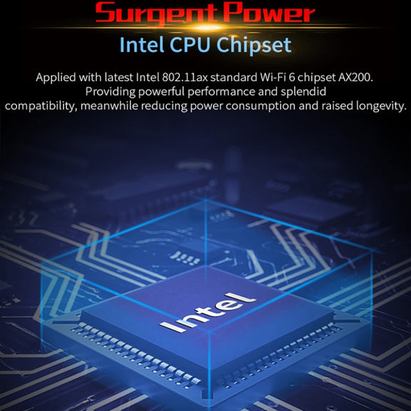 COMFAST Gaming Game 3000Mbps Gigabit Dual-Frequency Wireless Desktop Computer PCIE Wireless Network Card, Coverage: AX200