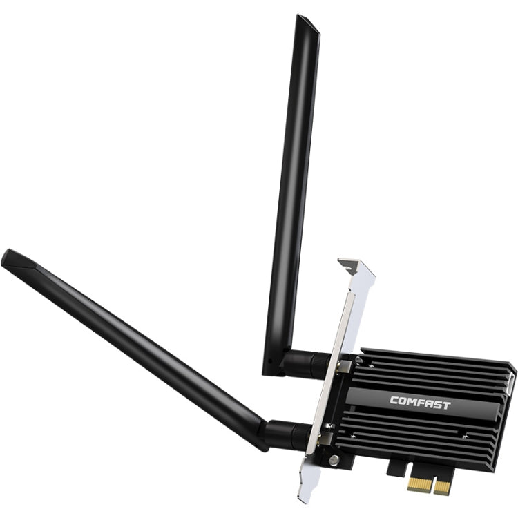 COMFAST Gaming Game 3000Mbps Gigabit Dual-Frequency Wireless Desktop Computer PCIE Wireless Network Card, Coverage: AX200 PRO