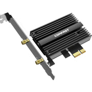 COMFAST Gaming Game 3000Mbps Gigabit Dual-Frequency Wireless Desktop Computer PCIE Wireless Network Card, Coverage: AX200 PRO