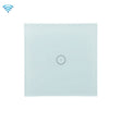 Wifi Wall Touch Panel Switch Voice Control Mobile Phone Remote Control, Model: White 1 Gang (Single Firewire Zigbee) - free shipping - PMC TechLife - Order now!