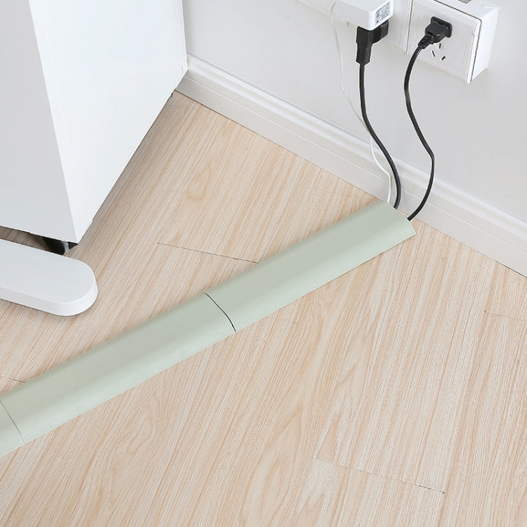 BF1805 5 PCS Plastic Concealed Cable Stick-On Cable Management Box(Green)