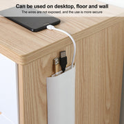 BF1805 5 PCS Plastic Concealed Cable Stick-On Cable Management Box(Green)