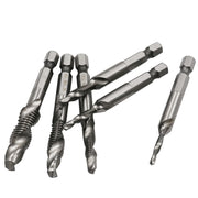 6 PCS / Set HSS Multi-Function Integrated Composite Tap Hole Tapping Chamfering