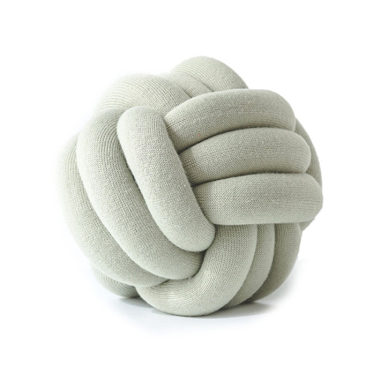 Hand-Made Knotted Ball Pillow, Size: Diameter: 25~30cm(Matcha)