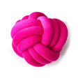 Hand-Made Knotted Ball Pillow, Size: Diameter: 25~30cm(Rose Red) - free shipping - PMC TechLife - Order now!