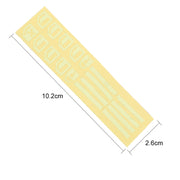 Car Window Sticker Lifter Modified Sticker Car Luminous Switch Car Window Button Car Sticker(Luminous Green)