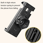 2 PCS Desktop Universal Retractable Multifunctional Mobile Phone Live Broadcast Stand, Specification: Double Positions With Fill Light