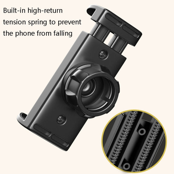2 PCS Desktop Universal Retractable Multifunctional Mobile Phone Live Broadcast Stand, Specification: Double Positions With Fill Light