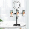 2 PCS Desktop Universal Retractable Multifunctional Mobile Phone Live Broadcast Stand, Specification: Three Positions With Fill Light - Stand by PMC TechLife | Online Shopping South Africa | PMC TechLife | Buy Now Pay Later Mobicred