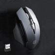 Inphic A1 6 Keys 1000/1200/1600 DPI Home Gaming Wireless Mechanical Mouse, Colour: Gray Wireless+Bluetooth 4.0+Bluetooth 5.0 - free shipping - PMC TechLife - Order now!