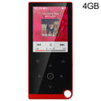 E05 2.4 inch Touch-Button MP4 / MP3 Lossless Music Player, Support E-Book / Alarm Clock / Timer Shutdown, Memory Capacity: 4GB without Bluetooth(Red) - MP4 Player by PMC TechLife | Online Shopping South Africa | PMC TechLife