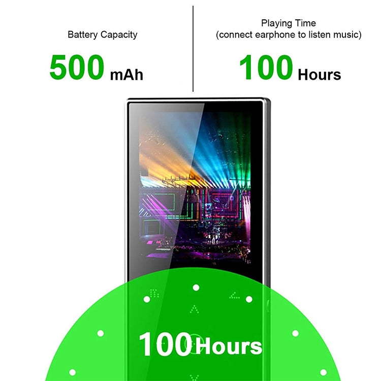 E05 2.4 inch Touch-Button MP4 / MP3 Lossless Music Player, Support E-Book / Alarm Clock / Timer Shutdown, Memory Capacity: 8GB without Bluetooth(Red)
