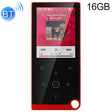 E05 2.4 inch Touch-Button MP4 / MP3 Lossless Music Player, Support E-Book / Alarm Clock / Timer Shutdown, Memory Capacity: 16GB Bluetooth Version(Red) - MP4 Player by PMC TechLife | Online Shopping South Africa | PMC TechLife | Buy Now Pay Later Mobicred