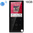 E05 2.4 inch Touch-Button MP4 / MP3 Lossless Music Player, Support E-Book / Alarm Clock / Timer Shutdown, Memory Capacity: 16GB Bluetooth Version(Black) - MP4 Player by PMC TechLife | Online Shopping South Africa | PMC TechLife | Buy Now Pay Later Mobicred