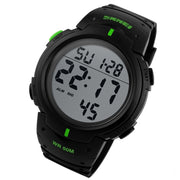 SKMEI 1068 Men Water-resistant Outdoor Sports Digital Watch Student Fashion Watch(Green)