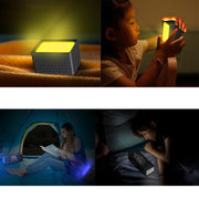 TS-P30 Multifunctional Night Light Alarm Digital Clock with FM Radio & Temperature / Humidity Display & IR Sensor Function(White)