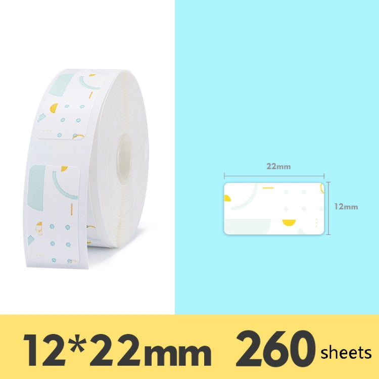 Thermal Label Paper Commodity Price Label Household Label Sticker for NIIMBOT D11(Pop Pattern)