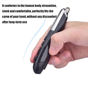 PR-08 1600DPI 6 Keys 2.4G Wireless Electronic Whiteboard Pen Multi-Function Pen Mouse PPT Flip Pen(White)